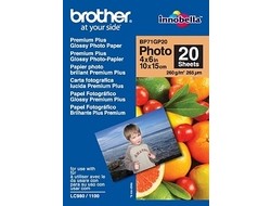 Bild von Brother BP71GP20 Premium Glossy Photo Paper Fotopapier Weiß