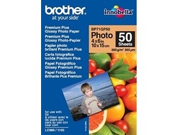 Bild von Brother BP71GP50 Premium Glossy Photo Paper Fotopapier Weiß
