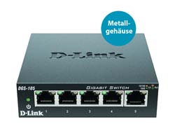 D-LINK 5-PORT LAYER2 GIGABIT SWITCH