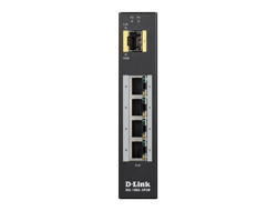 Bild von D-Link DIS‑100G‑5PSW Unmanaged L2 Gigabit Ethernet (10/100/1000) Power over Ethernet (PoE) Schwarz