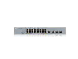 Bild von Zyxel GS1350-18HP-EU0101F Netzwerk-Switch Managed L2 Gigabit Ethernet (10/100/1000) Power over Ethernet (PoE) Grau