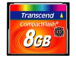 TRANSCEND COMPACT FLASH CARD 8GB MLC