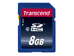 TRANSCEND SDHC CARD 8GB (CLASS 10) MLC