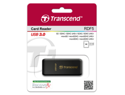 TRANSCEND CARDREADER RDF5 USB3.0 BLACK