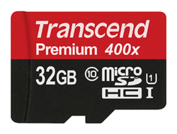 TRANSCEND 32GB MICROSDHC CLASS 10 UHS-I