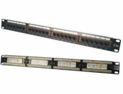 M-CAB PATCHPANEL 19I-24P-CAT6-1HE-GR