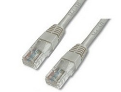 Bild von M-Cab CAT6 Netzwerkkabel U-UTP, PVC, 5 GBit, 2.0m, grau