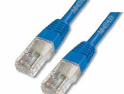 Bild von M-Cab CAT5E Netzwerkkabel U-UTP, 0.5m, blau