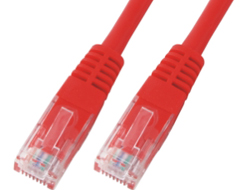 Bild von M-Cab CAT6 Netzwerkkabel U-UTP, PVC, 5 GBit, 3.00m, rot