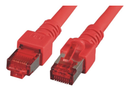 Bild von M-Cab CAT6 Netzwerkkabel, S-FTP, PIMF, halogenfrei, 1GB, 3.0m, rot