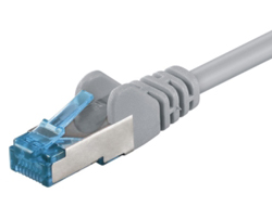 Bild von M-Cab CAT6A Netzwerkkabel S-FTP,PIMF, halogenfrei, 10GB, grau, 30.0m