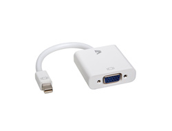 Bild von V7 Videoadapter Mini-DisplayPort (m) auf VGA (f), weiß