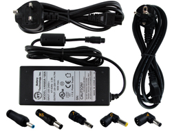 Bild von BTI 90W Universal AC Adapter Netzteil & Spannungsumwandler Indoor Schwarz