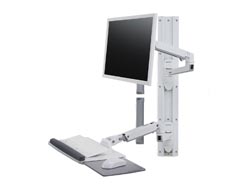 ERGOTRON LX WALL MOUNT SYSTEM (WHITE)