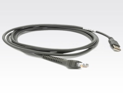 Bild von Zebra CBA-U01-S07ZAR USB Kabel 2,1 m USB 2.0 USB A Grau