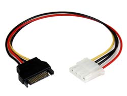 STARTECH 12IN SATA TO LP4 POWER CABLE