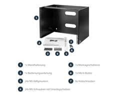 STARTECH 8U WALL-MOUNT BRACKET