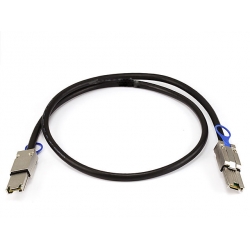 Bild von QNAP CAB-SAS10M-8088 Serial Attached SCSI (SAS)-Kabel 1 m Schwarz