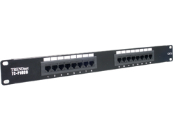 Bild von Trendnet 48-port Cat6 Unshielded Patch Panel, 10/100/1000Base-T(X), Cat3, Cat4, Cat5, Cat6, ANSI/EIA/TIA 568-B.2-1, UL E157358, ISO/IEC 11801