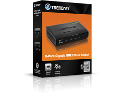 Bild von Trendnet GREENnet Unmanaged Gigabit Ethernet (10/100/1000) Schwarz