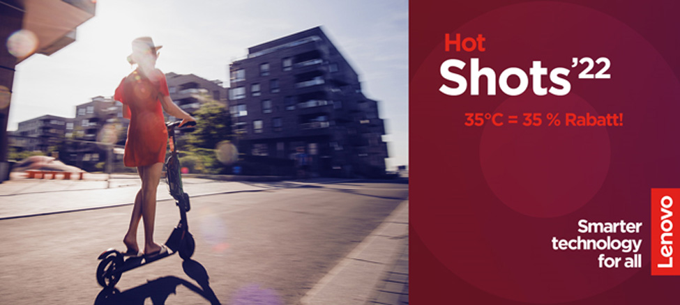 Wieder da: Lenovo Hot Shots - 35°C = 35 % Rabatt!