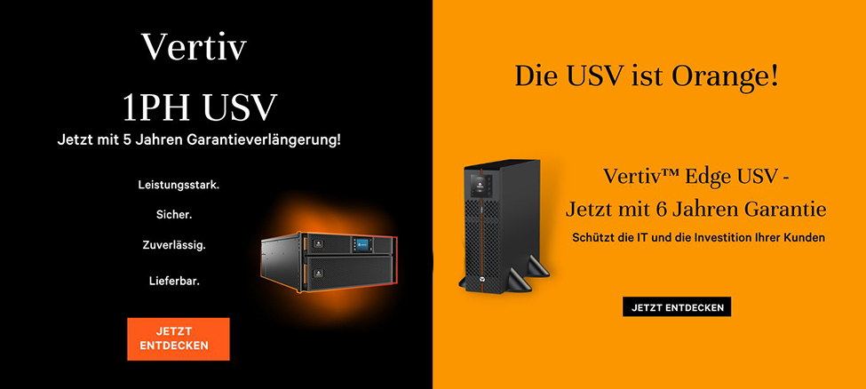 Jetzt 3 Jahre Garantieerweiterung kostenlos bei Vertiv!