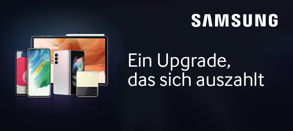 Sichern Sie sich den Eintauschbonus von Samsung